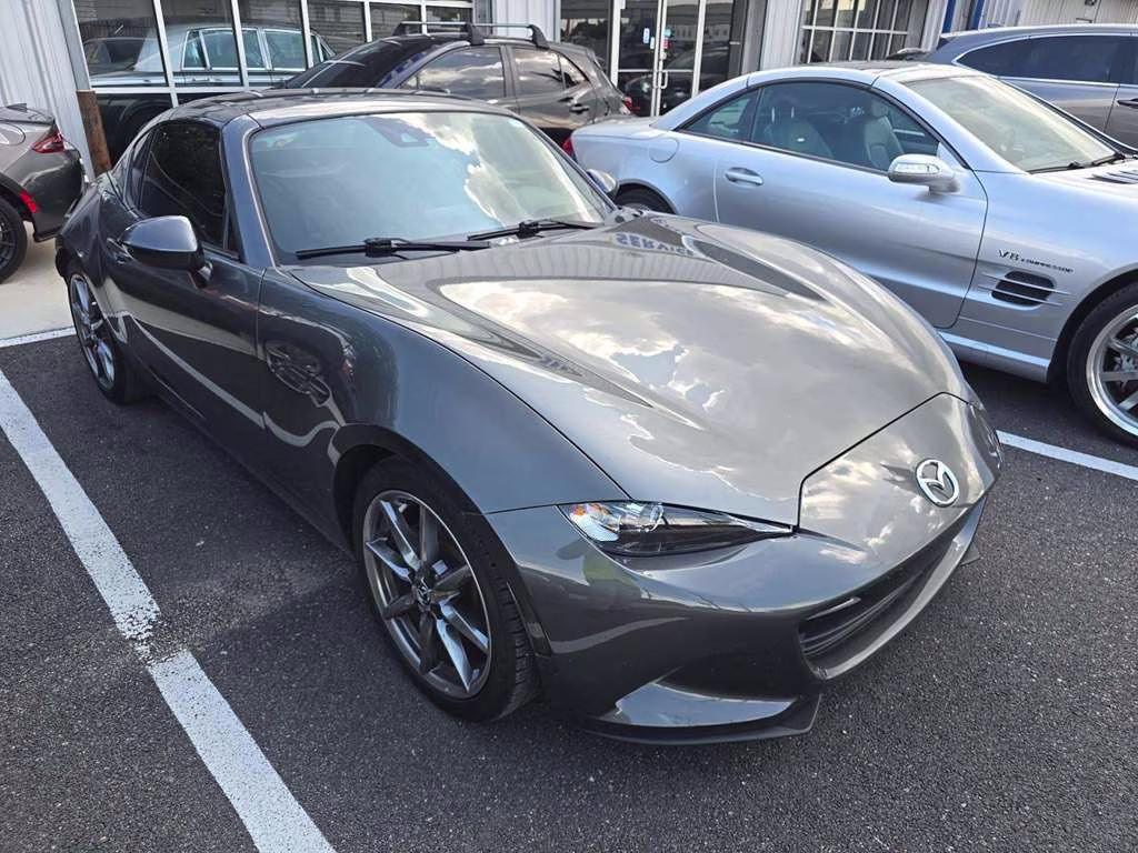 2023 Machine Gray Metallic Mazda Miata RF Grand Touring RWD Convertible