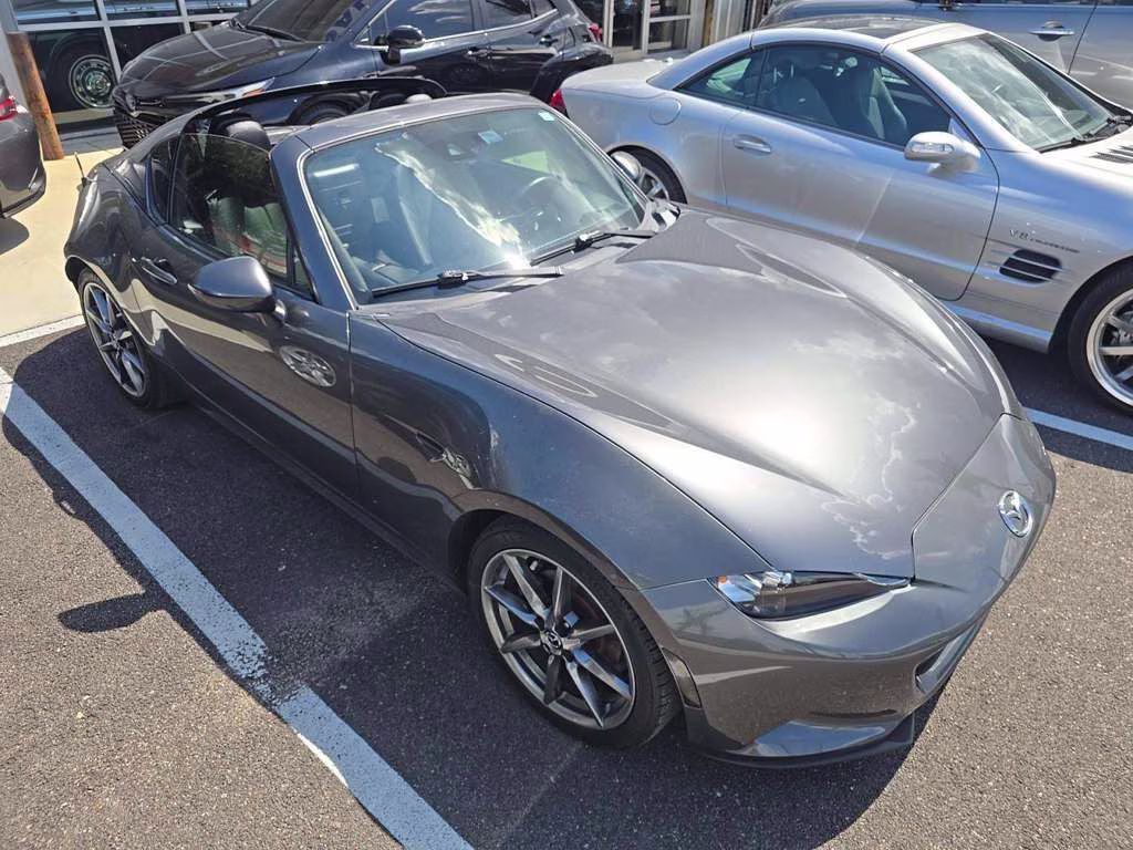 2023 Machine Gray Metallic Mazda Miata RF Grand Touring RWD Convertible