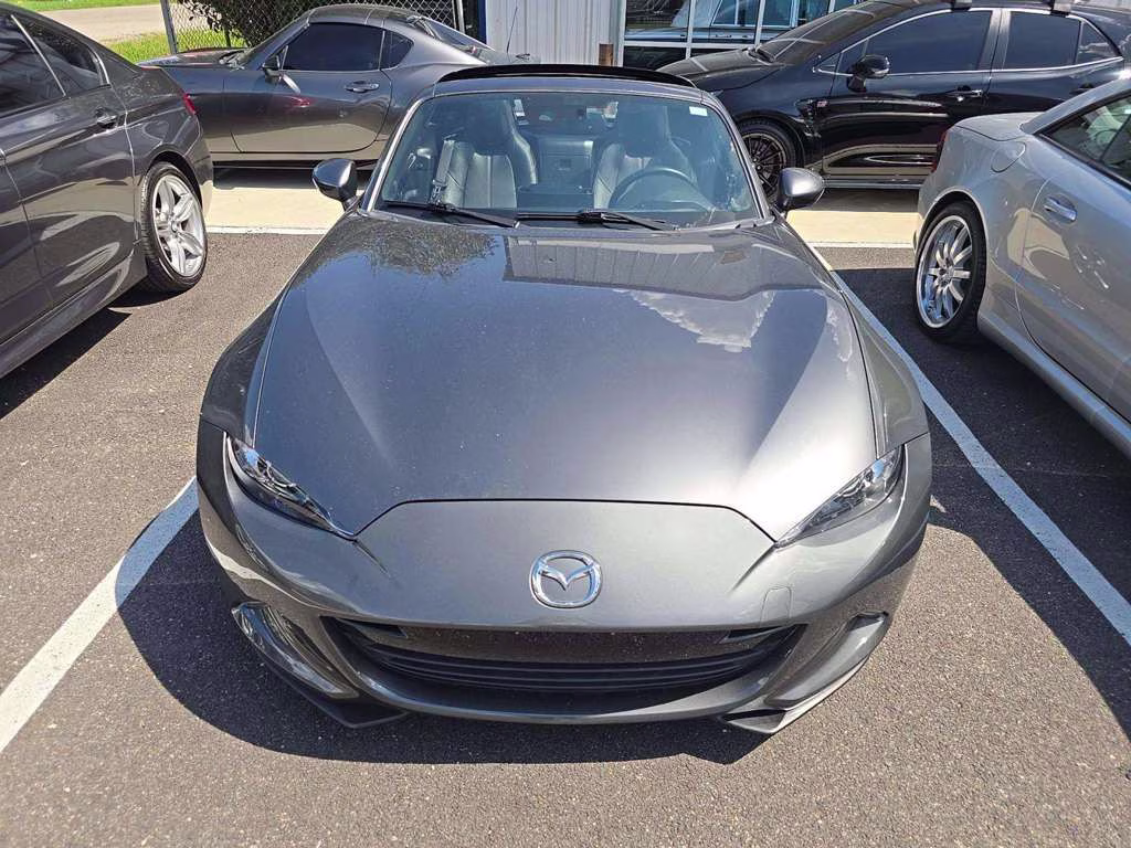 2023 Machine Gray Metallic Mazda Miata RF Grand Touring RWD Convertible