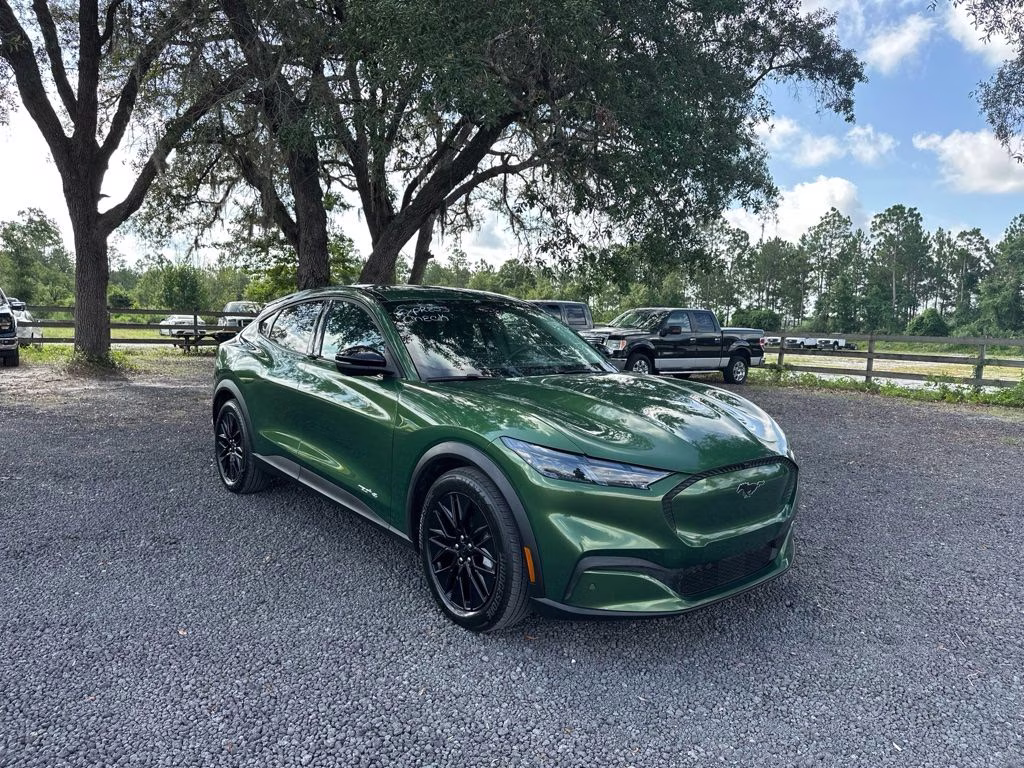 2025 Green Metallic Ford Mustang Mach-E Select AWD SUV