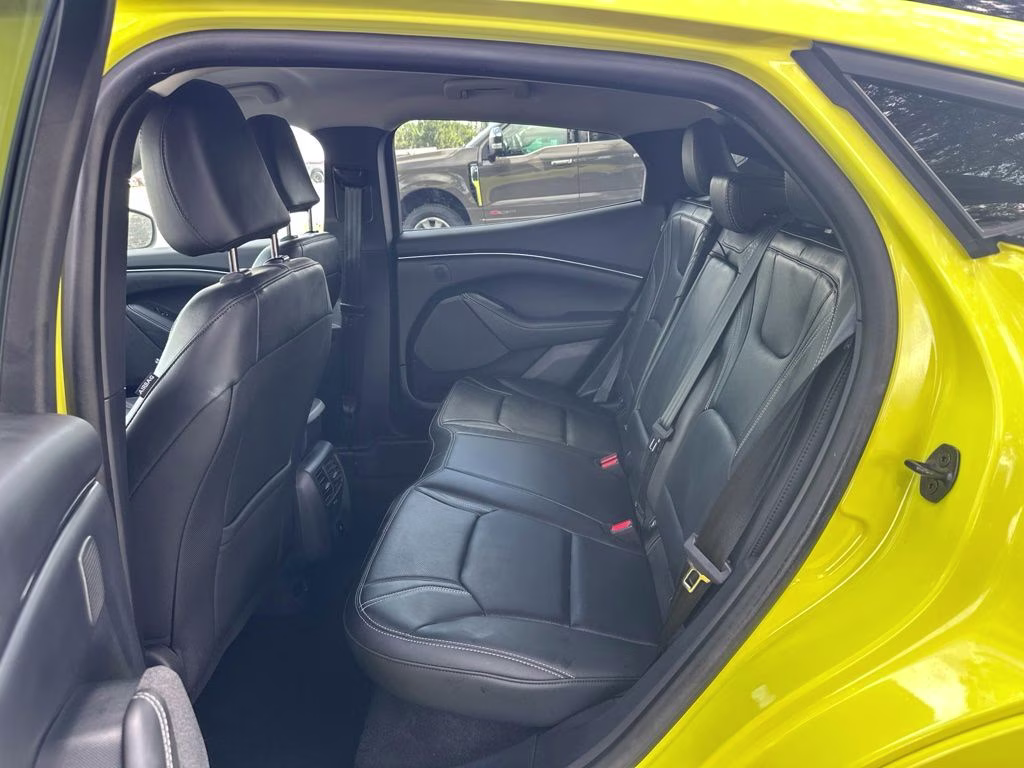 2025 Yellow Ford Mustang Mach-E Premium AWD SUV