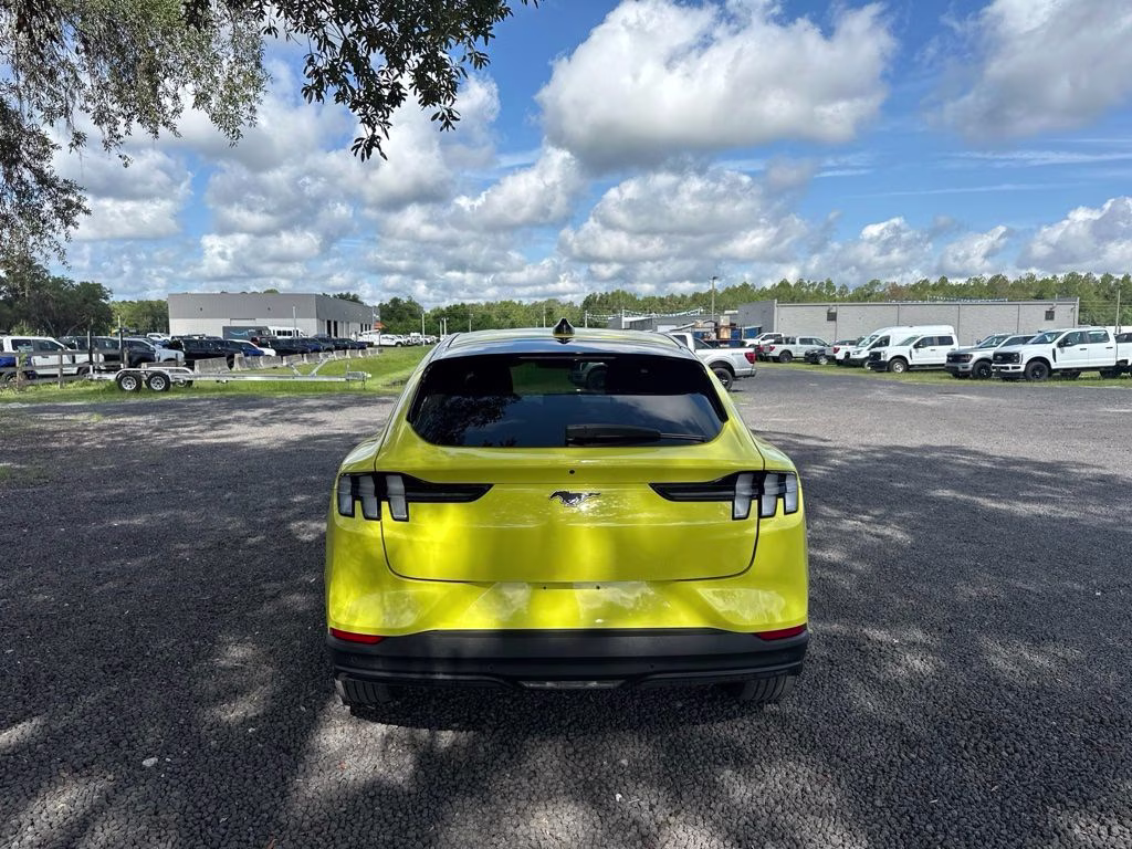 2025 Yellow Ford Mustang Mach-E Premium AWD SUV
