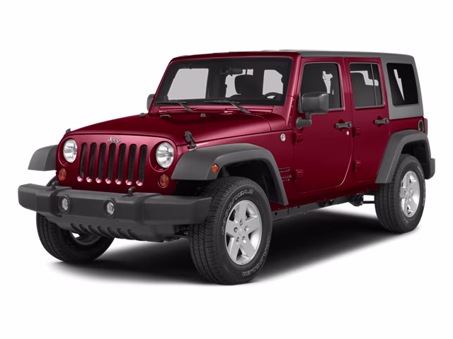 2014 Flame Red Clearcoat Jeep Wrangler Unlimited Sahara 4X4 SUV