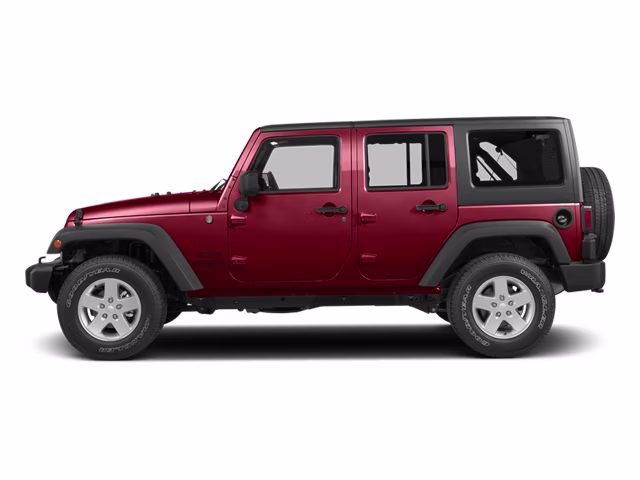 2014 Flame Red Clearcoat Jeep Wrangler Unlimited Sahara 4X4 SUV