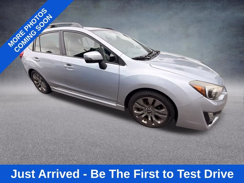 2016 Ice Silver Metallic Subaru Impreza 2.0i Sport Limited AWD Hatchback
