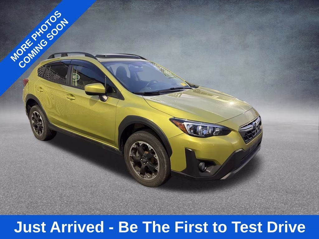 2023 Plasma Yellow Pearl Subaru Crosstrek Premium AWD SUV