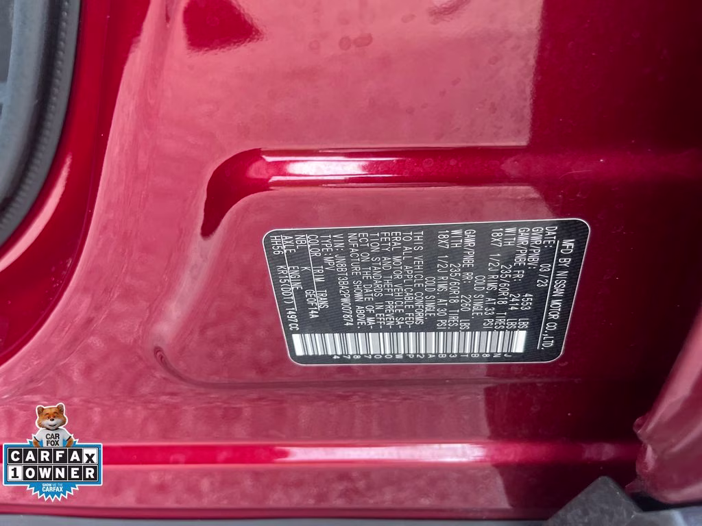 2023 Scarlet Ember Tintcoat Nissan Rogue SV FWD SUV