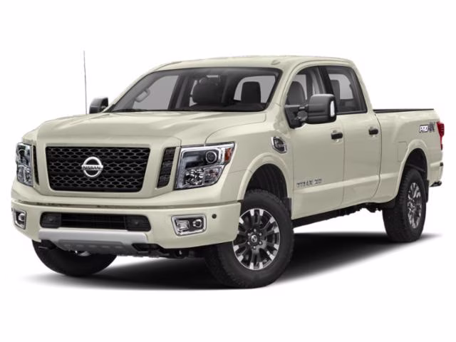 2019 Pearl White Nissan Titan XD PRO-4X 4X4 Truck