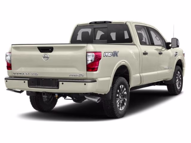 2019 Pearl White Nissan Titan XD PRO-4X 4X4 Truck