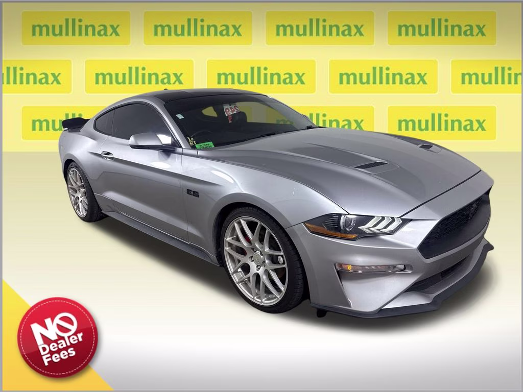 2020 Silver Metallic Ford Mustang EcoBoost Premium RWD Coupe