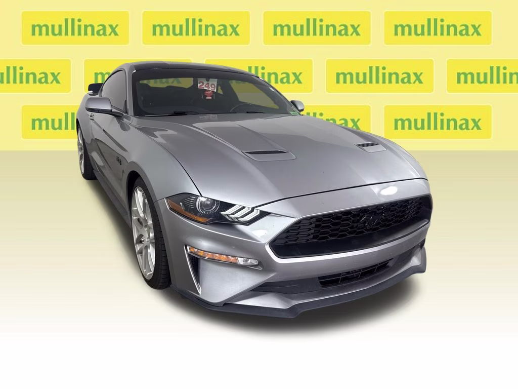 2020 Silver Metallic Ford Mustang EcoBoost Premium RWD Coupe