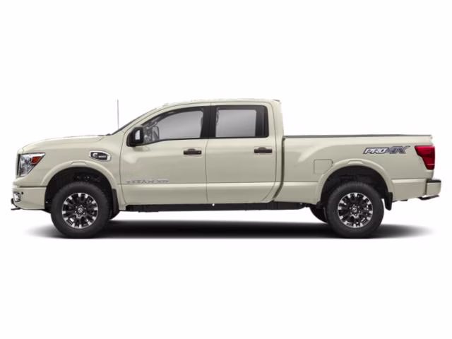 2019 Pearl White Nissan Titan XD PRO-4X 4X4 Truck