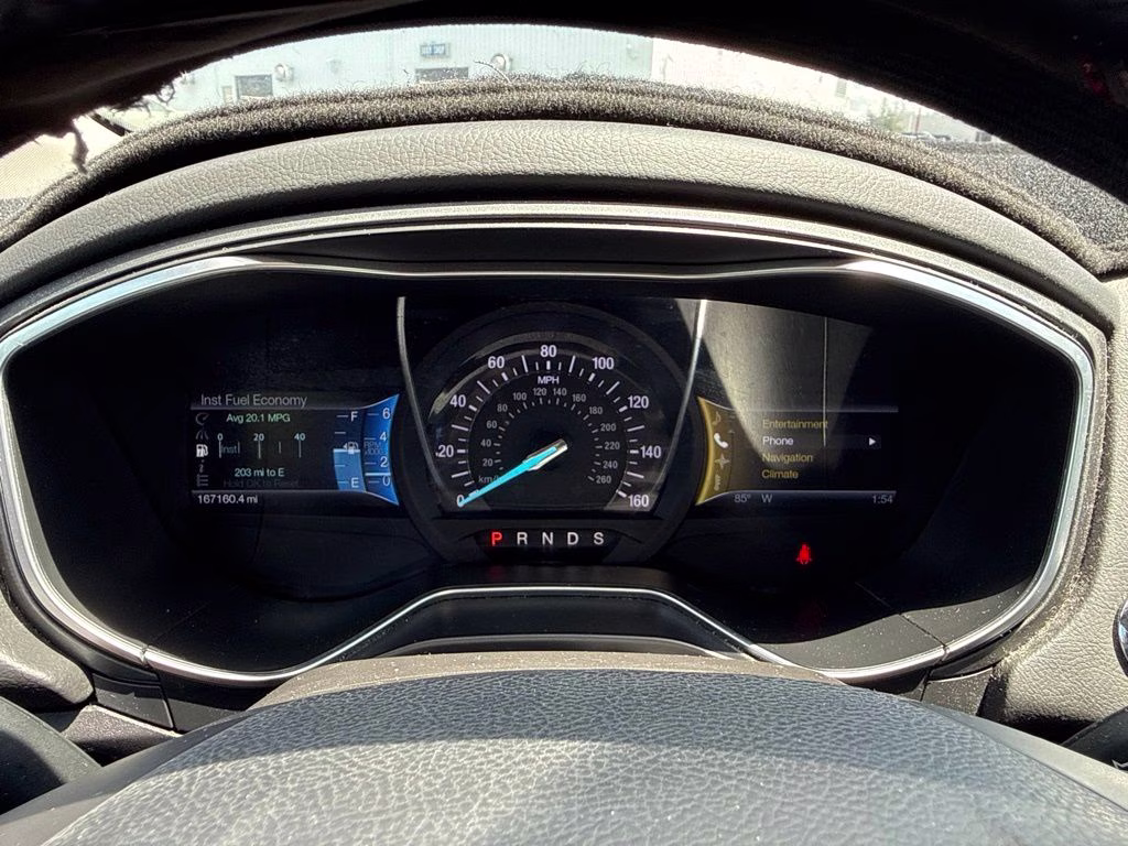 2014 Dark Side Metallic Ford Fusion Titanium AWD Sedan
