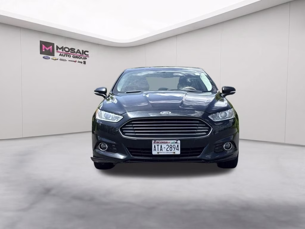 2014 Dark Side Metallic Ford Fusion Titanium AWD Sedan