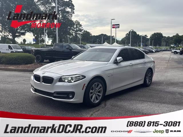 2015 White Metallic BMW 5 Series RWD Sedan