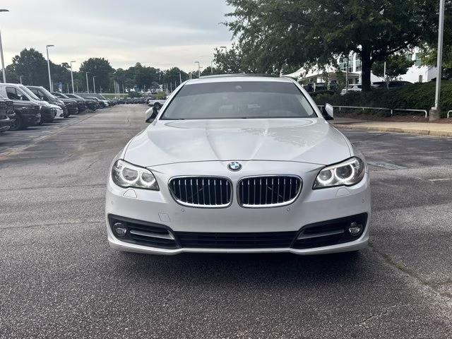 2015 White Metallic BMW 5 Series RWD Sedan