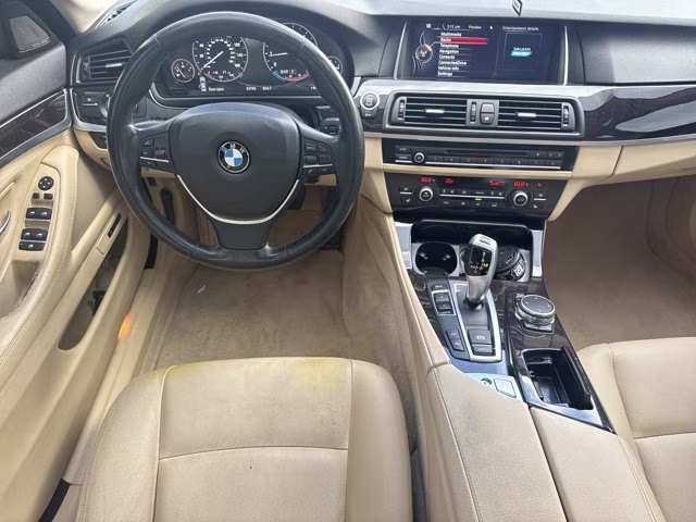 2015 White Metallic BMW 5 Series RWD Sedan