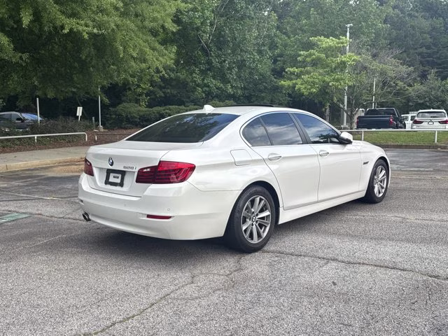 2015 White Metallic BMW 5 Series RWD Sedan