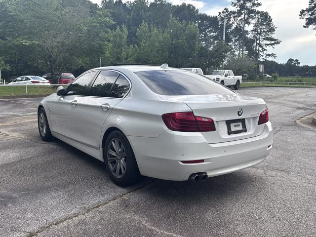 2015 White Metallic BMW 5 Series RWD Sedan