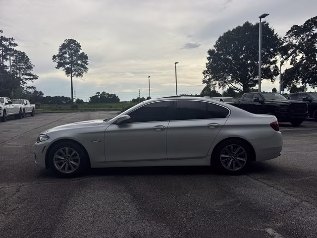 2015 White Metallic BMW 5 Series RWD Sedan