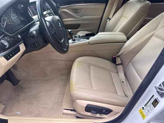 2015 White Metallic BMW 5 Series RWD Sedan