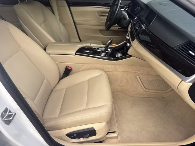 2015 White Metallic BMW 5 Series RWD Sedan