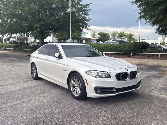 2015 White Metallic BMW 5 Series RWD Sedan