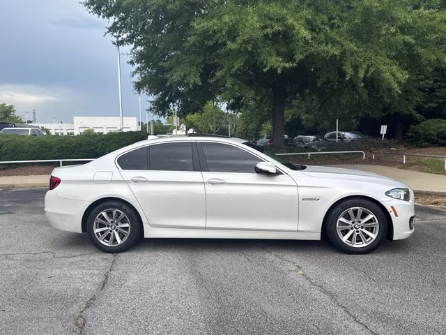 2015 White Metallic BMW 5 Series RWD Sedan
