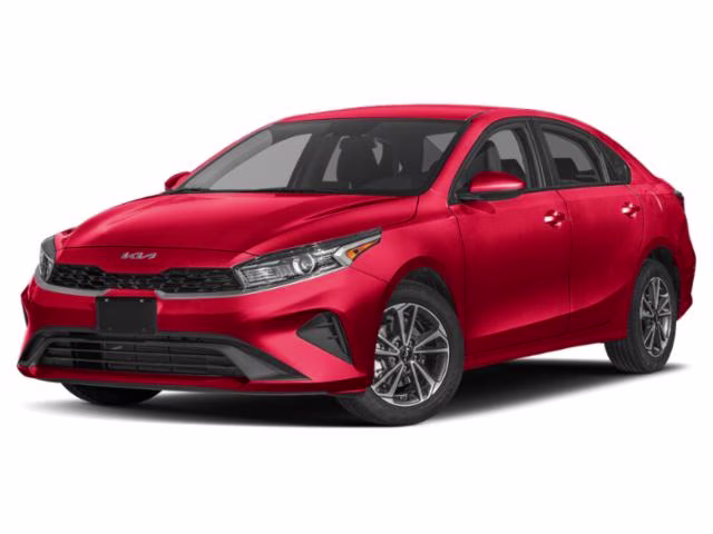 2024 Currant Red Kia Forte LXS FWD Sedan