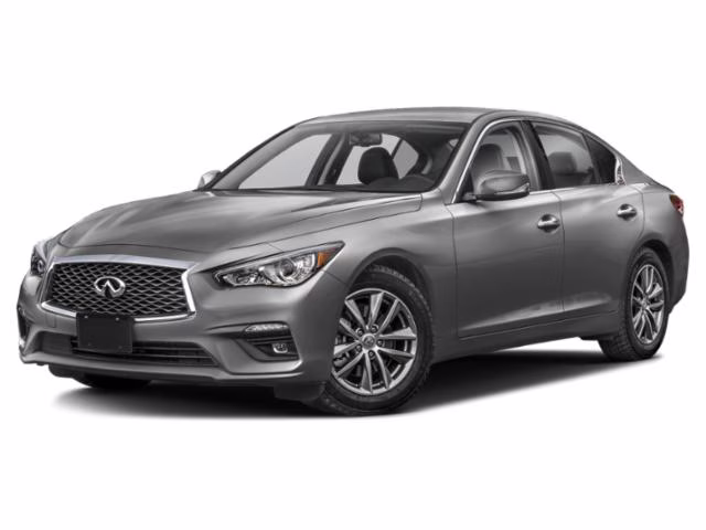 2023 Graphite Shadow INFINITI Q50 LUXE RWD Sedan