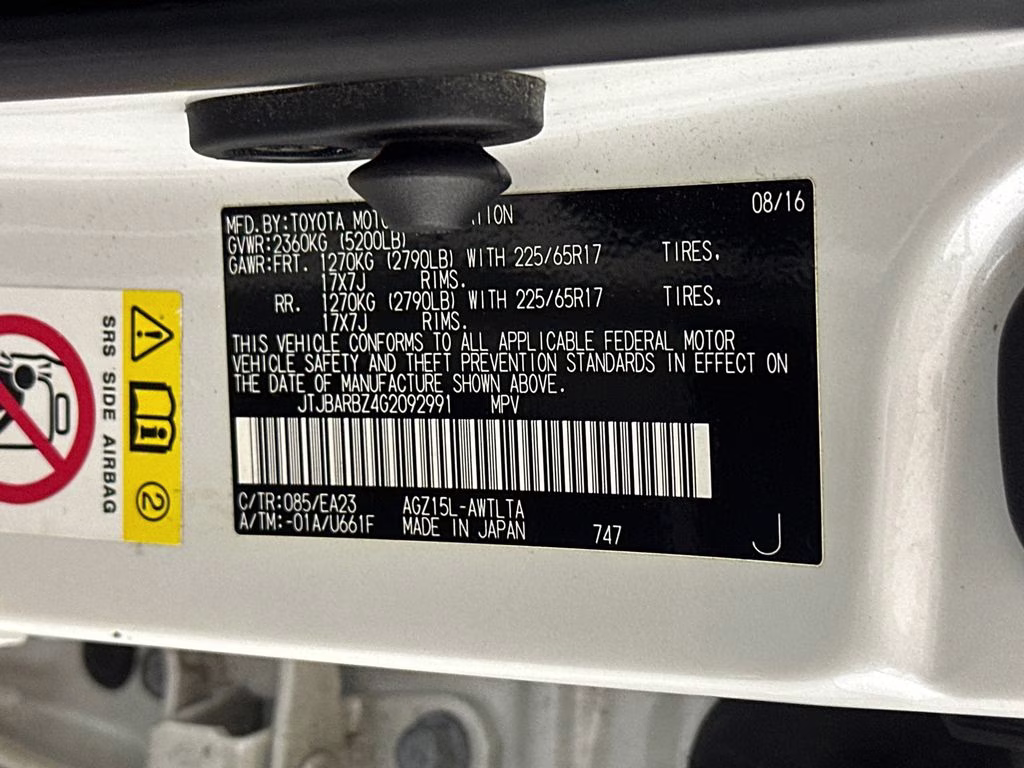 2016 White Pearl Lexus NX 200t AWD SUV