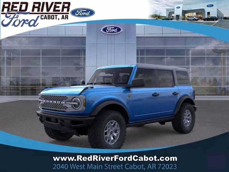 2025 Velocity Blue Metallic Ford Bronco Badlands 4X4 SUV
