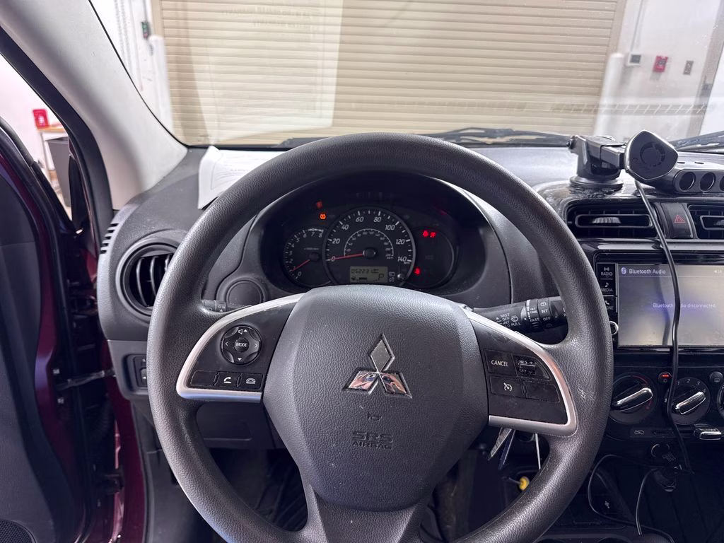2019 Wine Red Metallic Mitsubishi Mirage ES FWD Hatchback