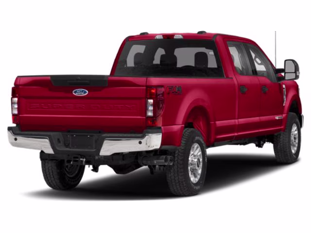 2021 Red Metallic Ford Super Duty F-350 SRW XLT Premium Pkg w/Twin Panel Moonroof 4X4 Truck