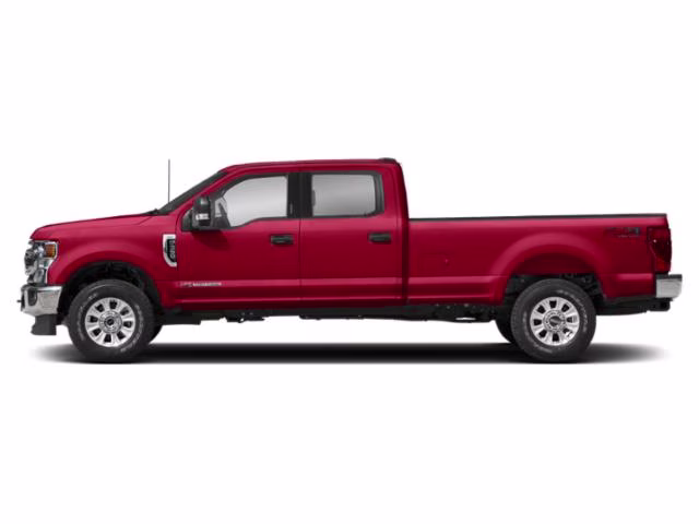 2021 Red Metallic Ford Super Duty F-350 SRW XLT Premium Pkg w/Twin Panel Moonroof 4X4 Truck