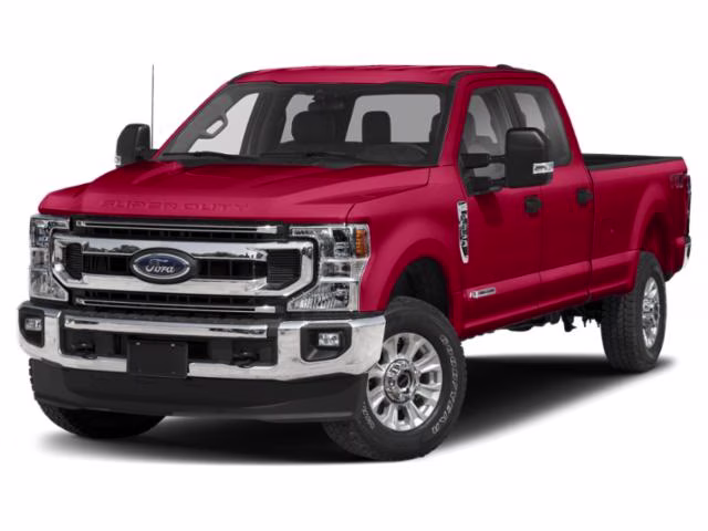 2021 Red Metallic Ford Super Duty F-350 SRW XLT Premium Pkg w/Twin Panel Moonroof 4X4 Truck