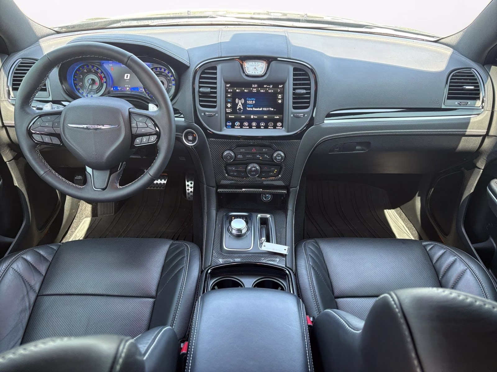 2023 Gloss Black Chrysler 300 C RWD Sedan