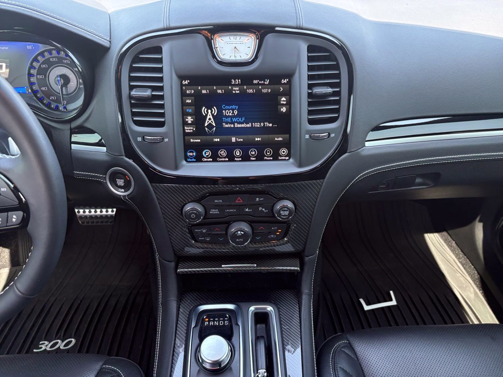2023 Gloss Black Chrysler 300 C RWD Sedan