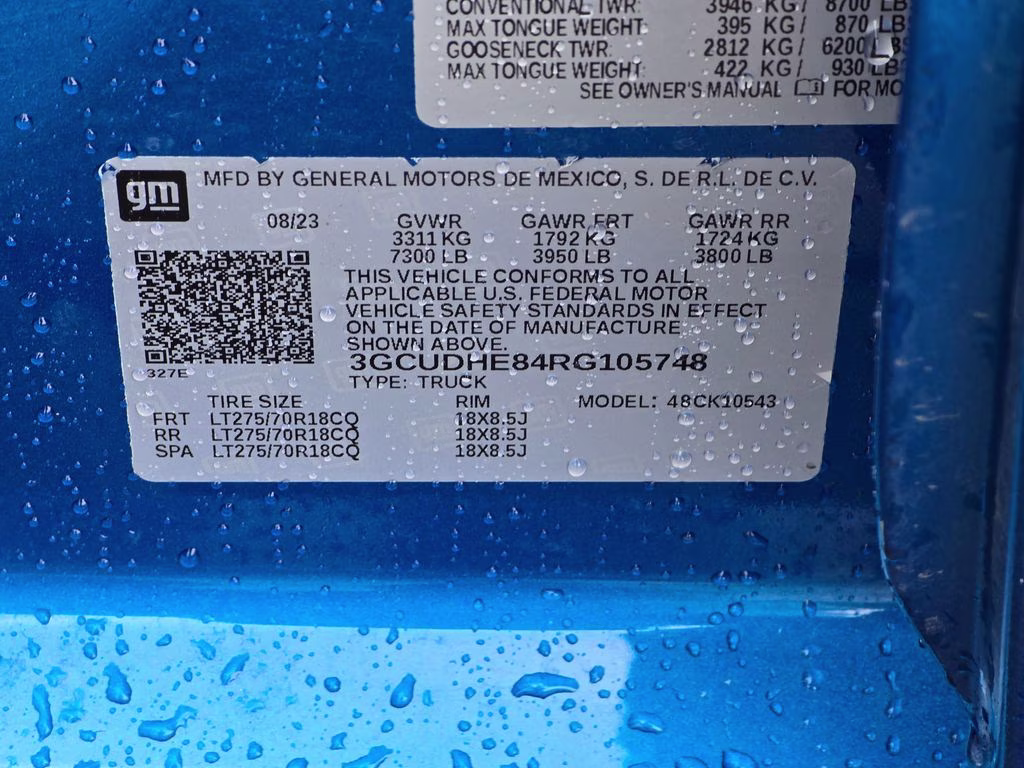 2024 Glacier Blue Metallic Chevrolet Silverado 1500 ZR2 4X4 Truck