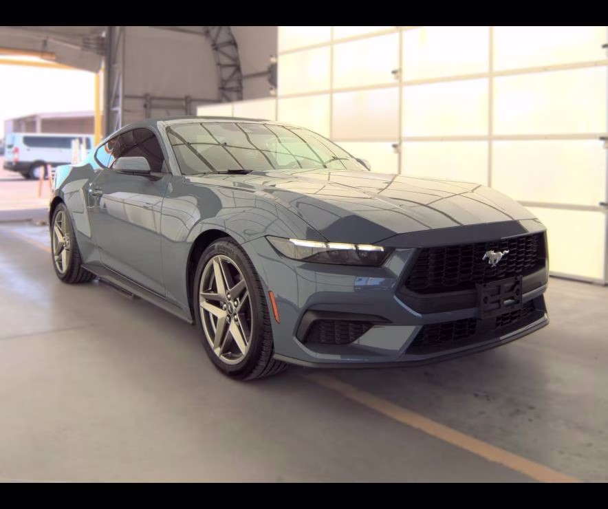 2025 Vapor Blue Metallic Ford Mustang EcoBoost RWD Fastback