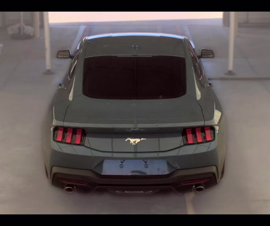 2025 Vapor Blue Metallic Ford Mustang EcoBoost RWD Fastback