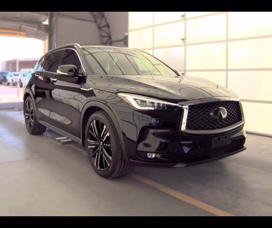 2020 Black Obsidian INFINITI QX50 SENSORY FWD SUV