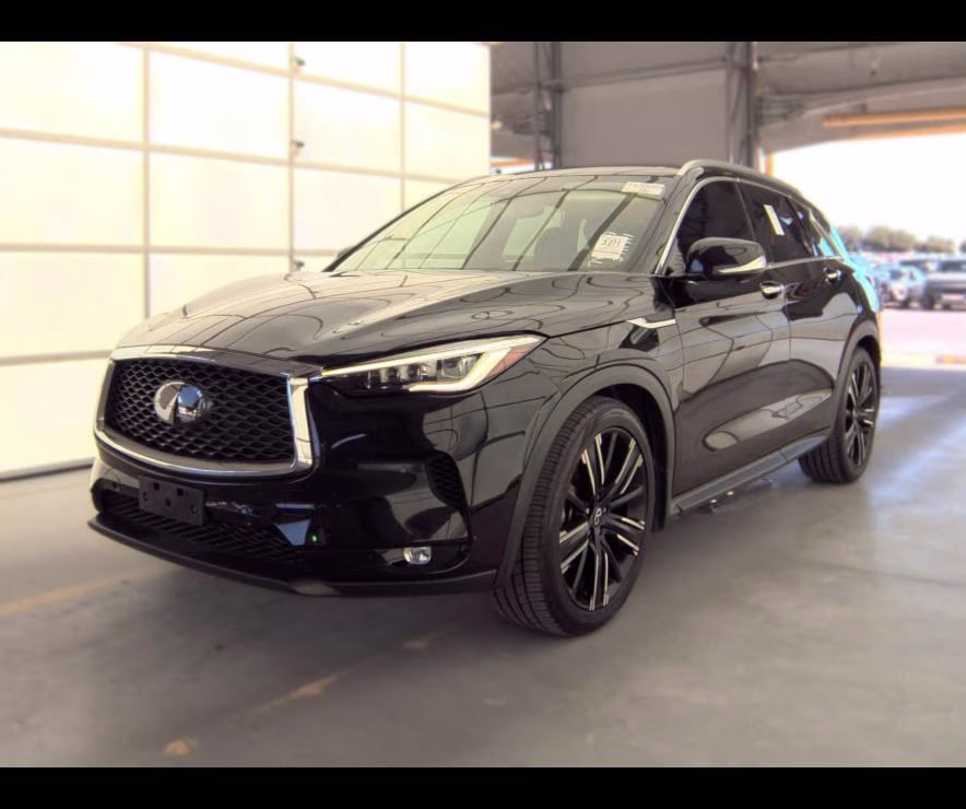 2020 Black Obsidian INFINITI QX50 SENSORY FWD SUV