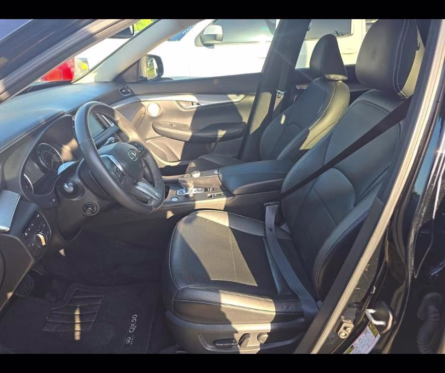 2020 Black Obsidian INFINITI QX50 SENSORY FWD SUV