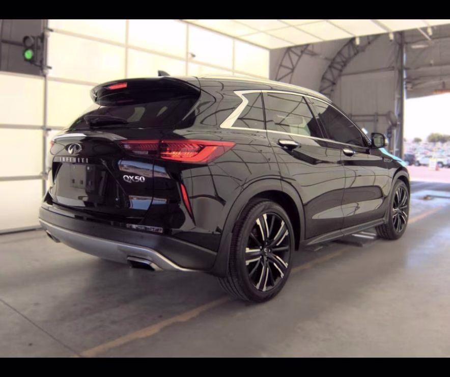 2020 Black Obsidian INFINITI QX50 SENSORY FWD SUV