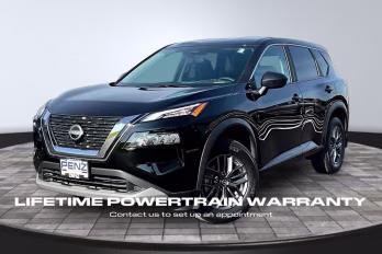 2023 Super Black Nissan Rogue S AWD SUV