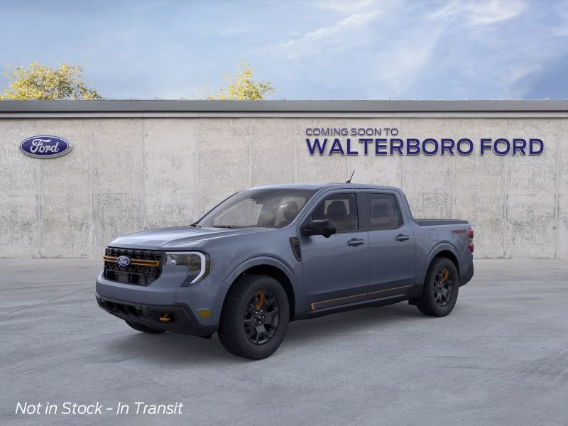 2026 Azure Gray Metallic Tri-Coat Ford Maverick Tremor AWD Truck