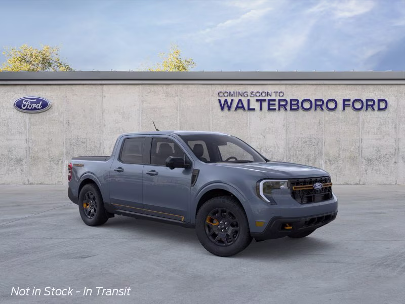 2026 Azure Gray Metallic Tri-Coat Ford Maverick Tremor AWD Truck