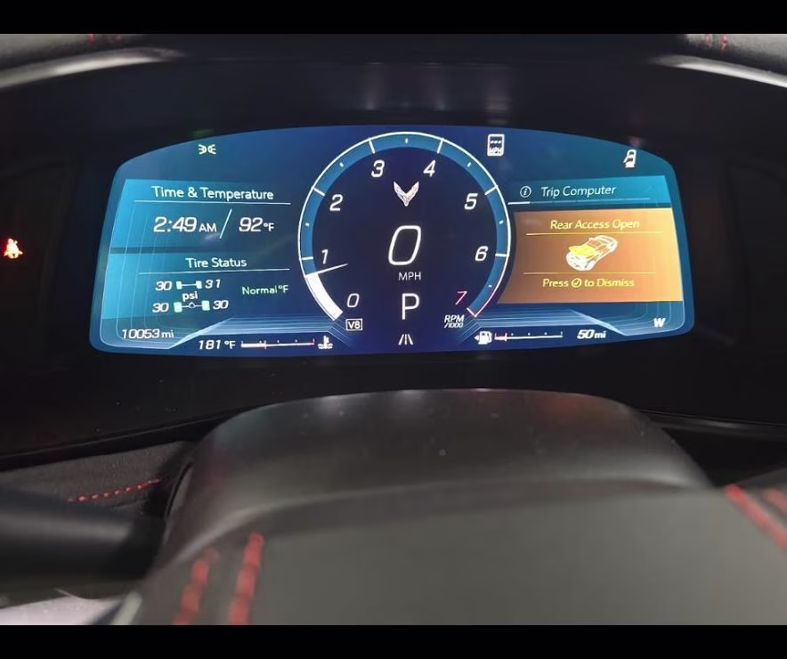2023 Carbon Flash Metallic Chevrolet Corvette 3LT RWD Coupe