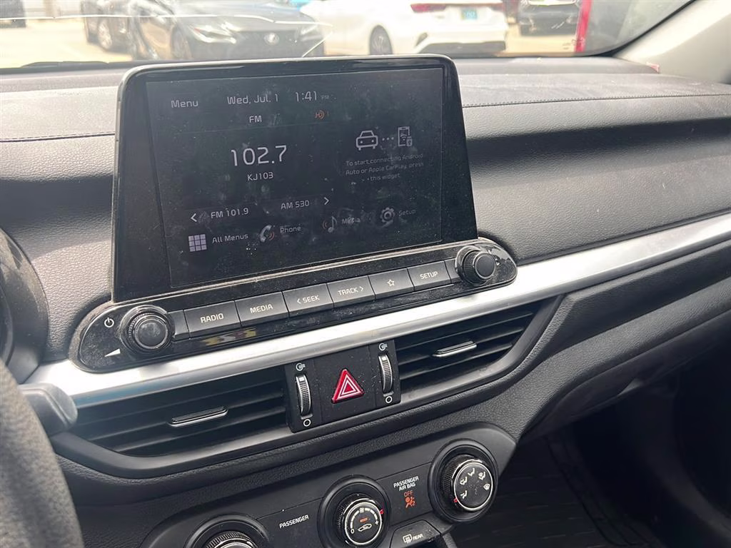 2023 Snow White Pearl Kia Forte LXS FWD Sedan